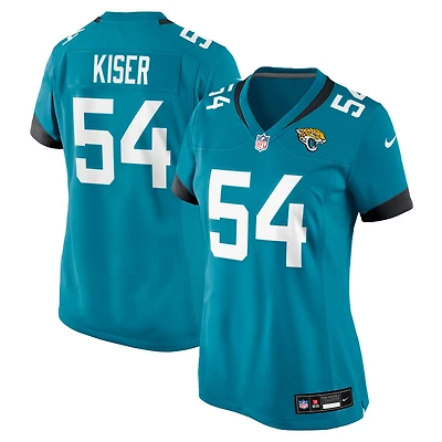 Women's Nike Jack Kiser Teal Jacksonville Jaguars Team Game Jersey