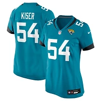 Women's Nike Jack Kiser  Teal Jacksonville Jaguars Team Game Jersey
