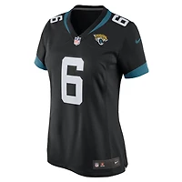 Maillot de match Nike Jake Luton pour femme, noir, Jacksonville Jaguars