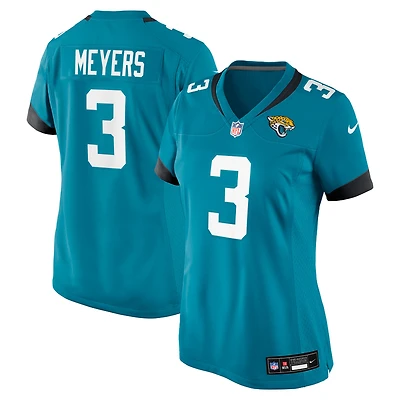 Women's Nike Jakobi Meyers  Teal Jacksonville Jaguars Team Game Jersey