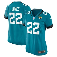 Maillot de match Nike Jarrian Jones Teal Jacksonville Jaguars pour femme