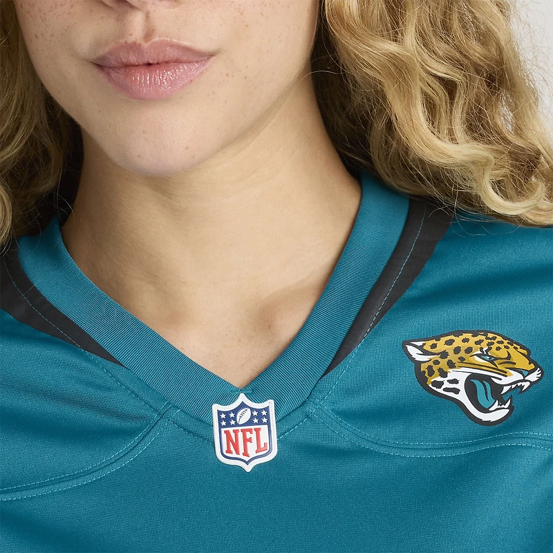 Women's Nike Jerome Carvin  Teal Jacksonville Jaguars Game Jersey
