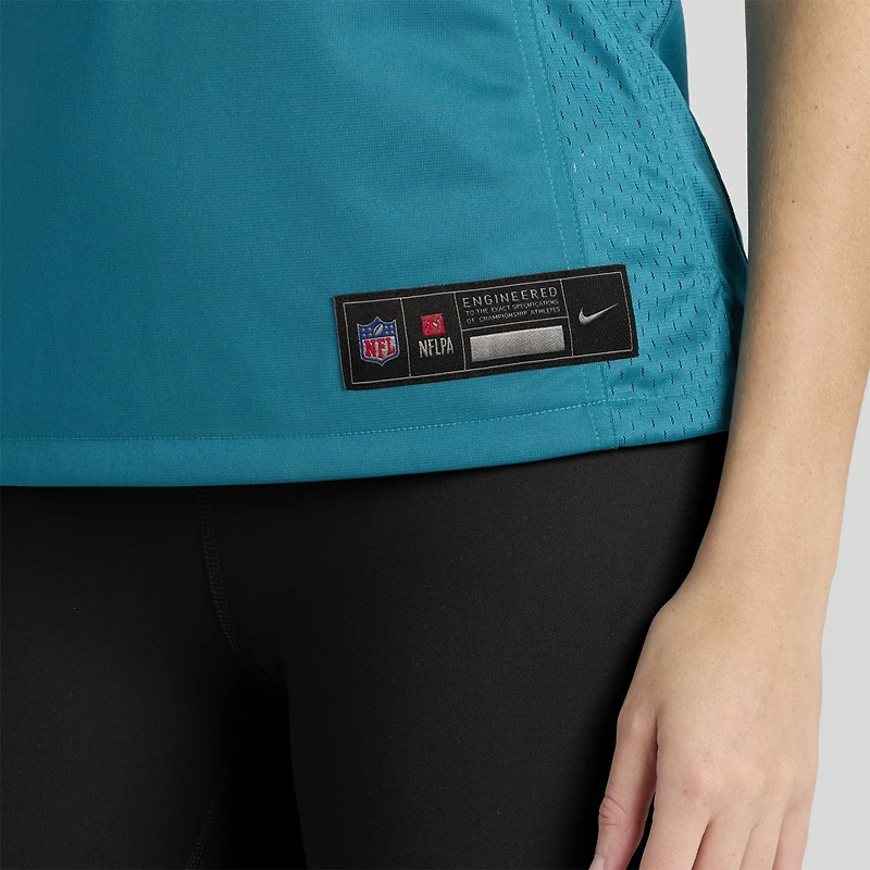 Maillot Nike Jerome Carvin Teal pour femme des Jaguars de Jacksonville