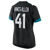 Maillot de jeu joueur alternatif des Jacksonville Jaguars Nike Josh Hines-Allen noir pour femme