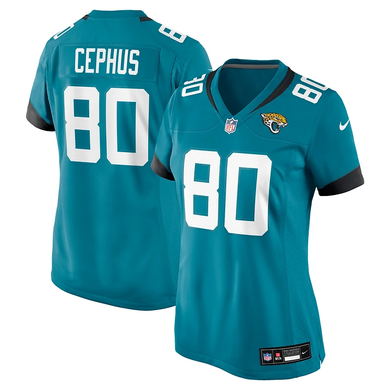 Maillot Nike Joshua Cephus Teal pour femme des Jaguars de Jacksonville