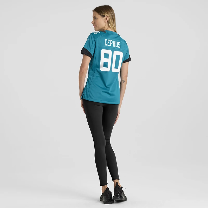 Maillot Nike Joshua Cephus Teal pour femme des Jaguars de Jacksonville
