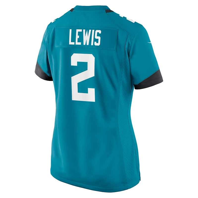 Women's Nike Jourdan Lewis Teal Jacksonville Jaguars Team Game Jersey