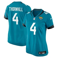 Women's Nike Juan Thornhill  Teal Jacksonville Jaguars Team Game Jersey