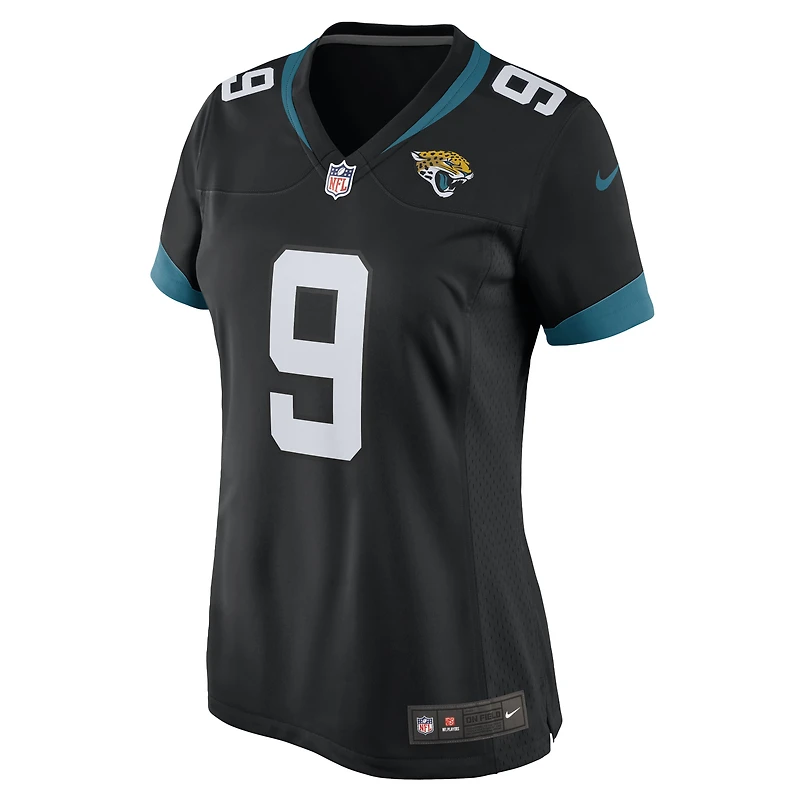 Maillot de match Nike Logan Cooke pour femme, noir, Jacksonville Jaguars