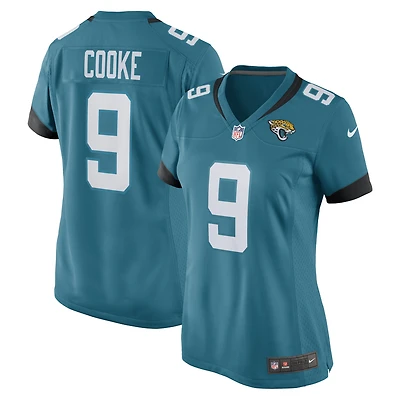 Women's Nike Logan Cooke Teal Jacksonville Jaguars Game Jersey
