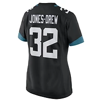 Maillot de joueur retraité Nike Maurice Jones-Drew des Jacksonville Jaguars Game pour femme, noir