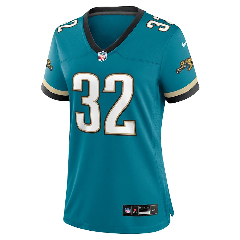 Maillot de match Nike pour femme Maurice Jones-Drew Teal Jacksonville Jaguars Prowler Throwback Retired Player