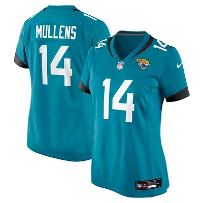 Maillot Nike Nick Mullens Teal Jacksonville Jaguars Team Game pour femme