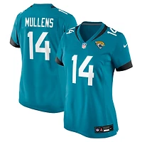 Maillot Nike Nick Mullens Teal Jacksonville Jaguars Team Game pour femme