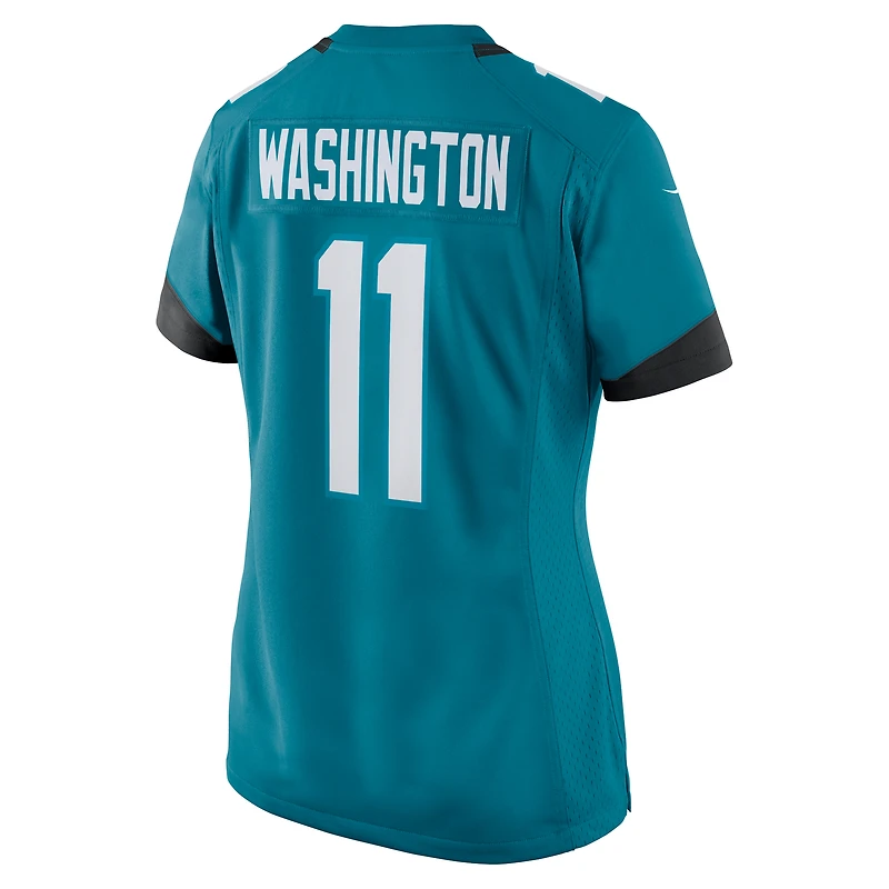 Maillot Nike Parker Washington Teal Jacksonville Jaguars Team Game pour femme