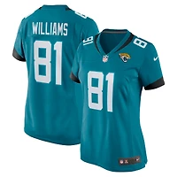 Maillot Nike pour femme Seth Williams, joueur de jeu des Jacksonville Jaguars, bleu sarcelle