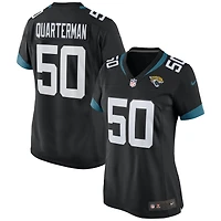 Maillot de match Nike Shaquille Quarterman pour femme, noir, Jacksonville Jaguars