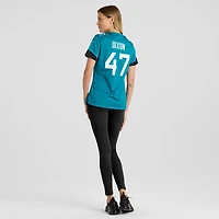 Women's Nike Teal De'Shaan Dixon Jacksonville Jaguars Game Player Jersey