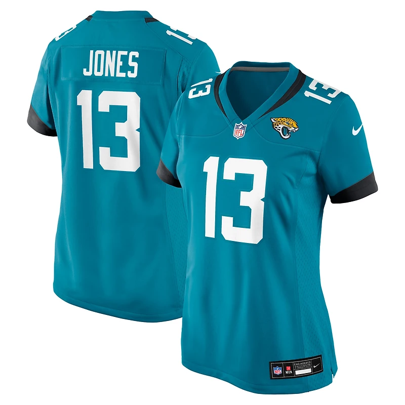 Women's Nike Tim Jones Teal Jacksonville Jaguars Team Game Jersey