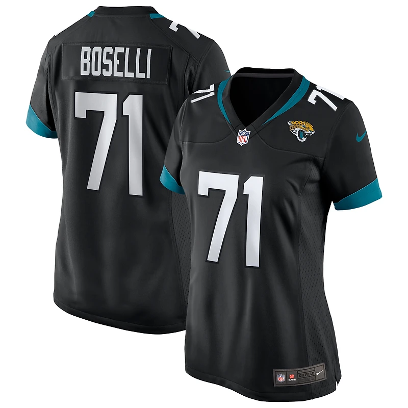 Maillot de joueur retraité Nike Tony Boselli pour femme, noir, Jacksonville Jaguars Game