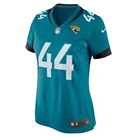 Maillot de joueur Nike Travon Walker des Jacksonville Jaguars pour femme, bleu sarcelle