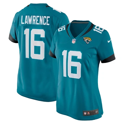 Women's Nike Trevor Lawrence Teal Jacksonville Jaguars Player Game Jersey