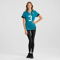 Maillot de match Nike Tyson Campbell Teal Jacksonville Jaguars pour femme
