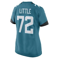 Maillot de match Nike Walker Little Jacksonville Jaguars pour femme, bleu sarcelle
