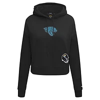 Sweat à capuche court imprimé de bijoux Jacksonville Jaguars Pro Standard pour femme, noir