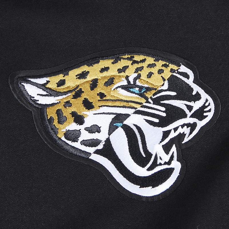 Sweat à capuche zippé avec logo fendu Pro Standard pour femme, noir, des Jaguars de Jacksonville