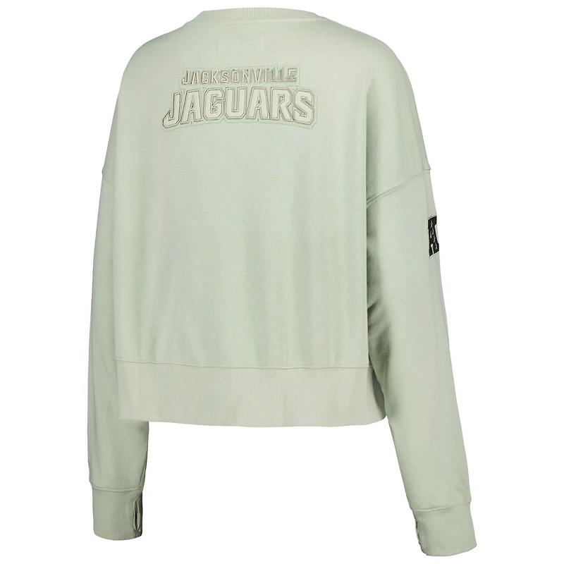 Sweat-shirt neutre Pro Standard vert clair des Jacksonville Jaguars pour femmes