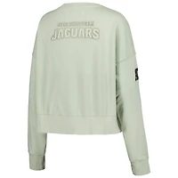 Sweat-shirt neutre Pro Standard vert clair des Jacksonville Jaguars pour femmes