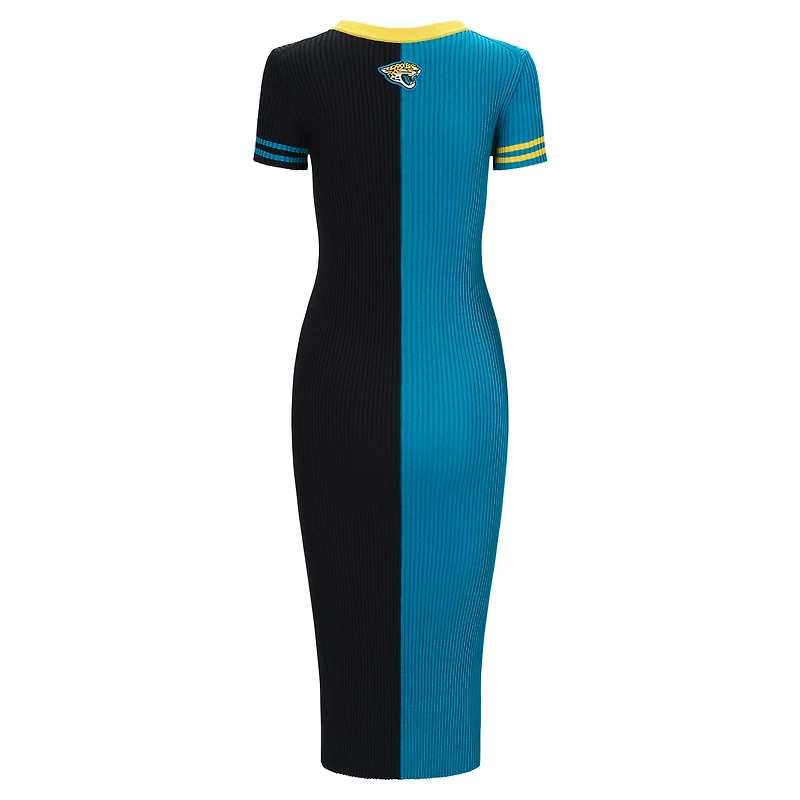 Women's STAUD Teal/Black Jacksonville Jaguars Colleen Dress