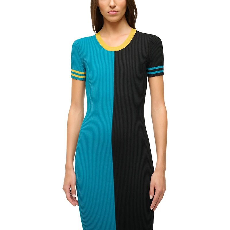 Women's STAUD Teal/Black Jacksonville Jaguars Colleen Dress