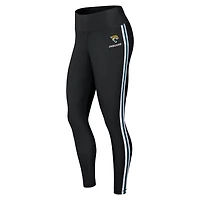 Women's WEAR by Erin Andrews Black Jacksonville Jaguars Color Block Leggings