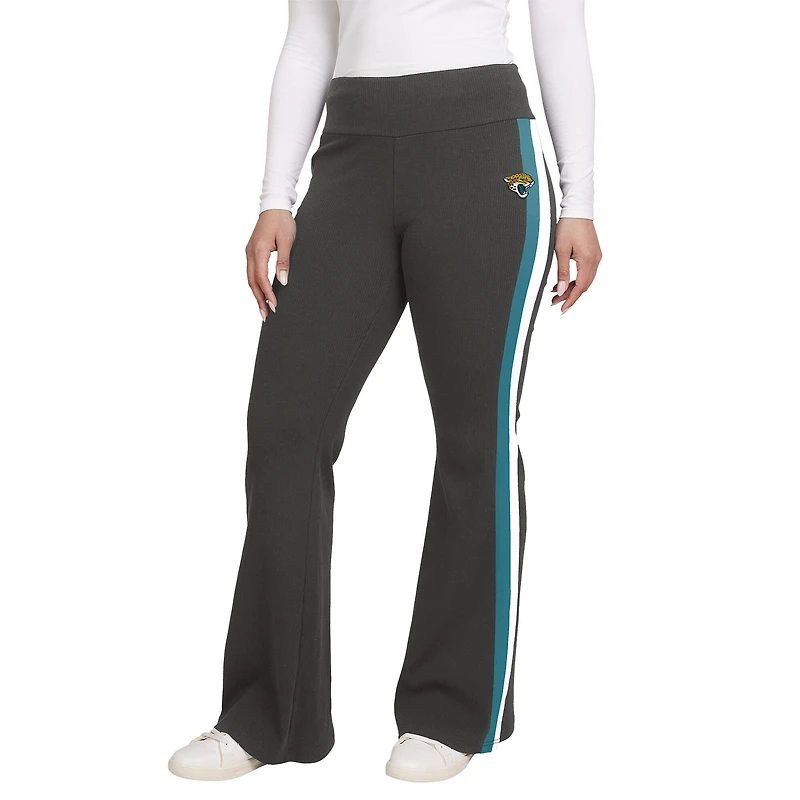 Women's WEAR by Erin Andrews Black Jacksonville Jaguars Tri-Blend Yoga Pants