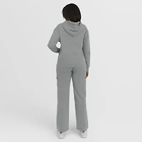 Women's WEAR by Erin Andrews Gray Jacksonville Jaguars Waffle-Knit Long Sleeve Hooded Shirt & Pants Lounge Set