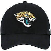 Casquette réglable Clean Up Logo Jacksonville Jaguars '47 noire pour jeune