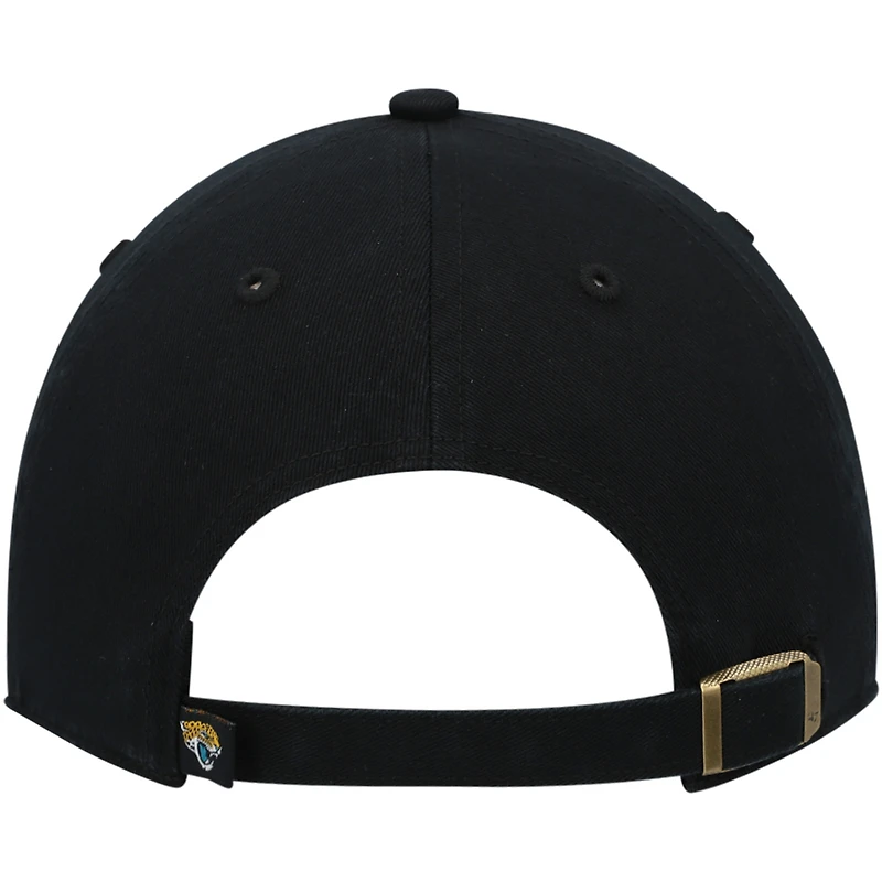 Casquette réglable Clean Up Logo Jacksonville Jaguars '47 noire pour jeune