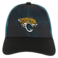 Casquette ajustable bicolore pour jeunes Jacksonville Jaguars noir/bleu sarcelle