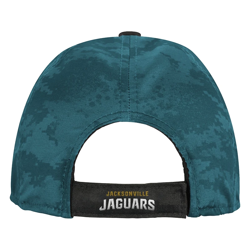 Casquette ajustable bicolore pour jeunes Jacksonville Jaguars noir/bleu sarcelle