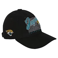 Casquette ajustable rétro en laine noire des Jaguars de Jacksonville pour jeunes