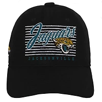 Casquette ajustable rétro en laine noire des Jaguars de Jacksonville pour jeunes