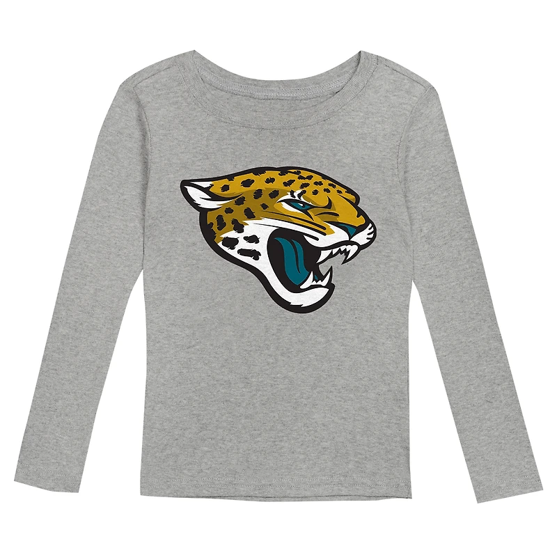Ensemble de nuit t-shirt et pantalon à manches longues pour jeunes Jacksonville Jaguars