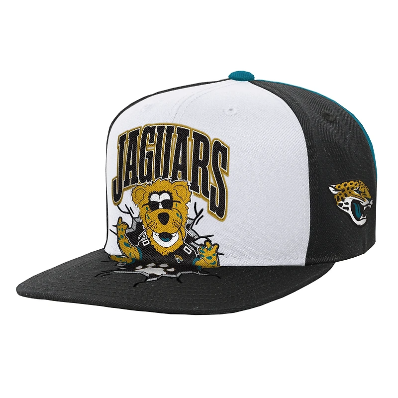 Casquette snapback Mitchell & Ness blanche pour enfant