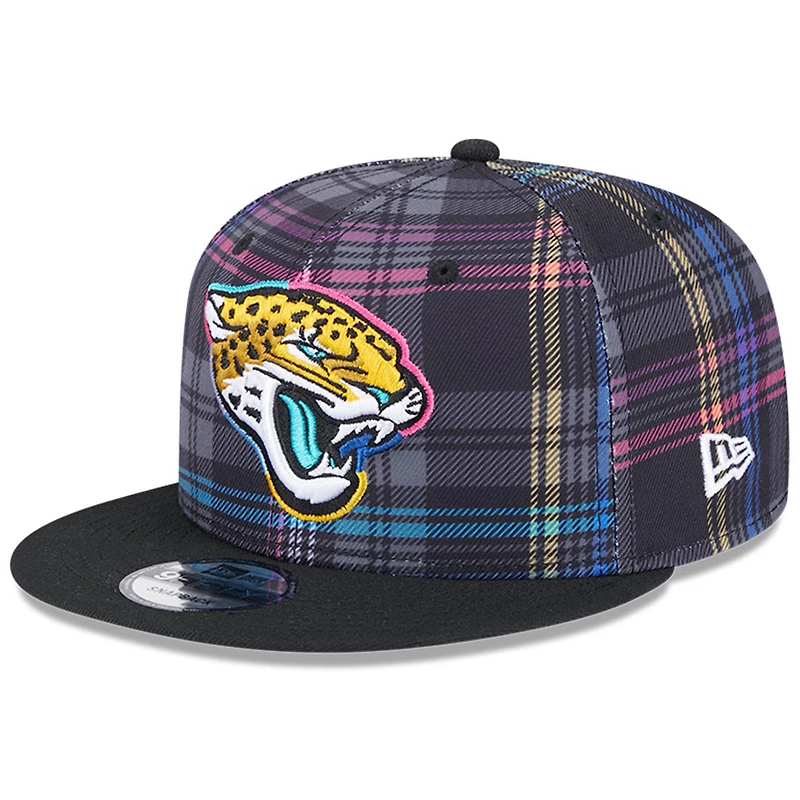 Casquette Snapback 9FIFTY Crucial Catch 2024 NFL Jacksonville Jaguars New Era noire pour jeunes