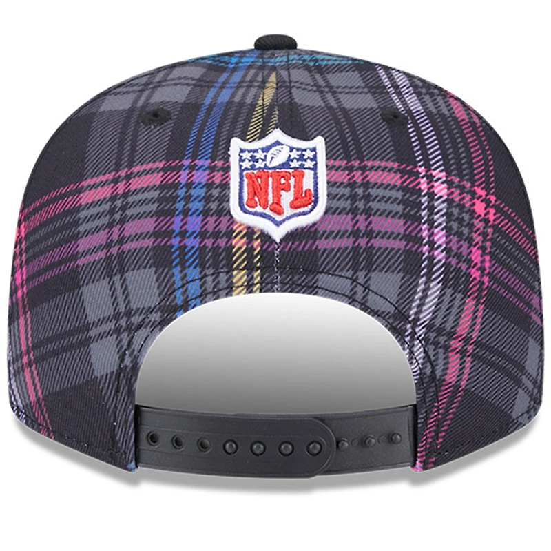 Casquette Snapback 9FIFTY Crucial Catch 2024 NFL Jacksonville Jaguars New Era noire pour jeunes