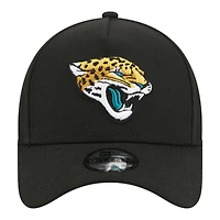 Casquette ajustable New Era 9FORTY A-Frame noire pour jeunes des Jaguars de Jacksonville