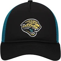 Casquette ajustable A-Frame 9FORTY Trucker noire Jacksonville Jaguars pour jeunes New Era