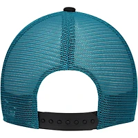 Casquette ajustable A-Frame 9FORTY Trucker noire Jacksonville Jaguars pour jeunes New Era